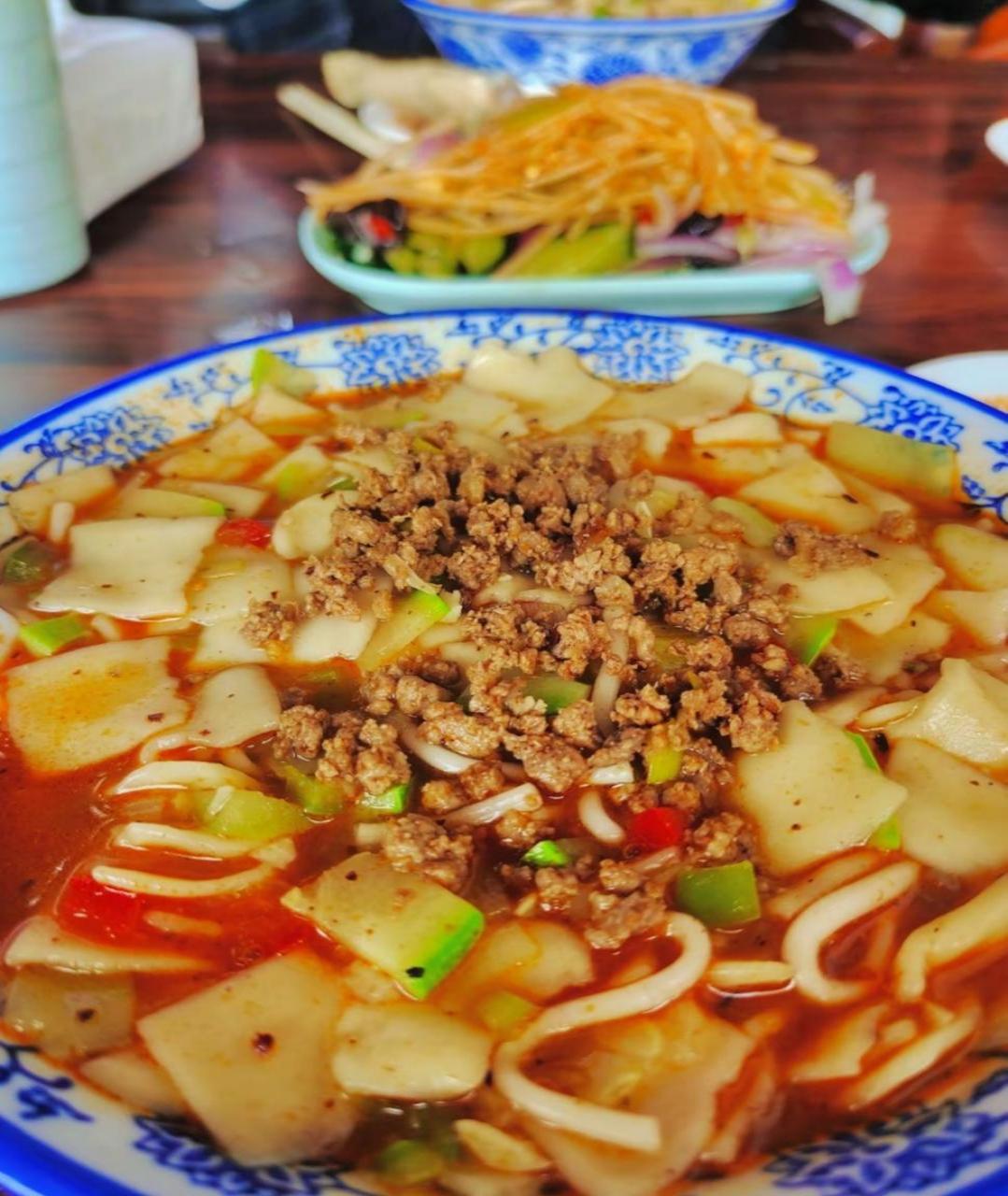青海尕面片美食