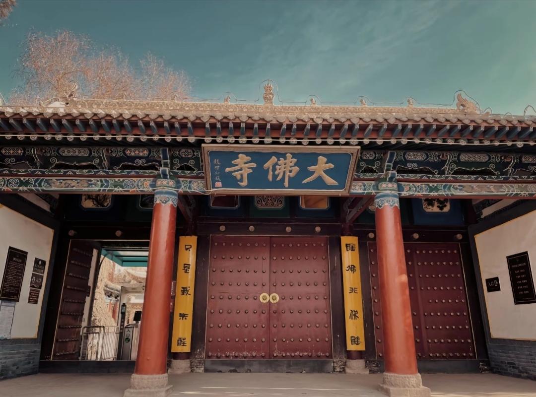 张掖大佛寺卧佛像