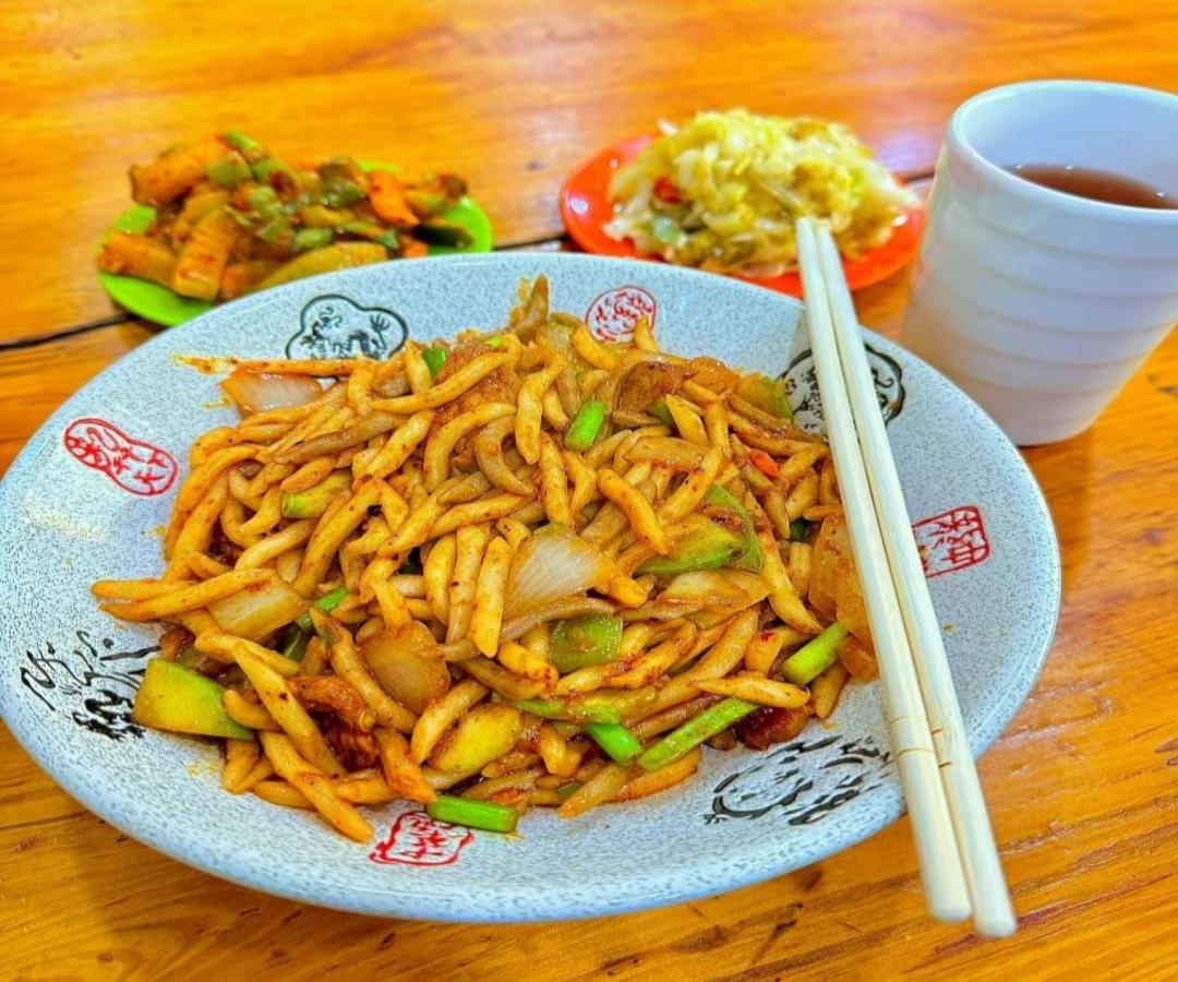 张掖特色美食搓鱼面